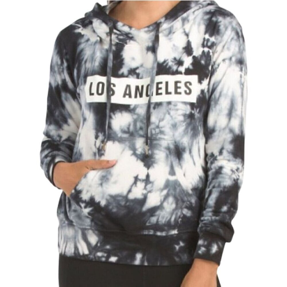 Young Fabulous & Broke Tie Dye Los Angeles Hoodie Pullover Sweatshirt Size S